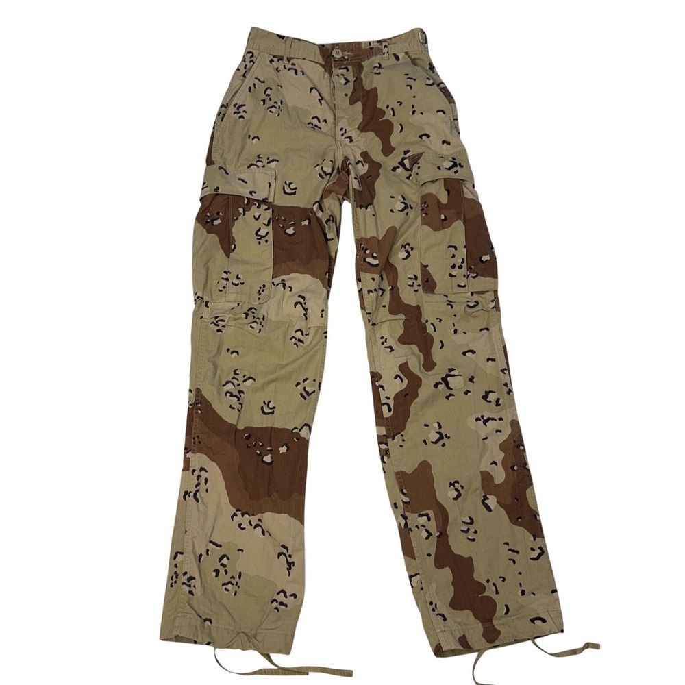 Vintage 90s US‎ Military Cargo Pants Mens Size XS Regular Desert Camo Combat